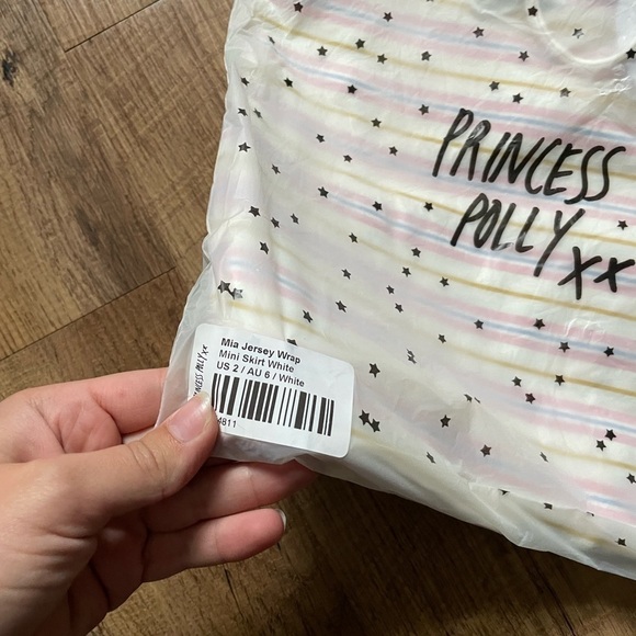 PRINCESS POLLY Mia Jersey Wrap Mini Skirt - Picture 3 of 3